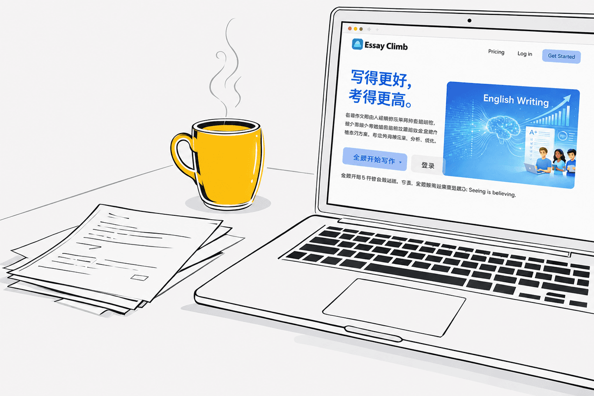 AI驱动的写作提升 — 智能评分与进步追踪